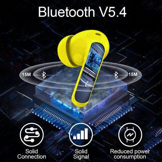 Aptkdoe Wireless Earbuds, Bluetooth 5.4 Headphones Bass Stereo, Ear Buds with Noise Cancelling Mic LED Display, 36H Playtime in Ear Earphones, IP7 Waterproof Sport Headset for Android iOS