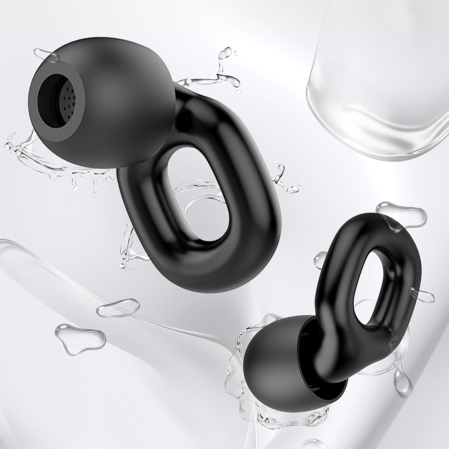 Aptkdoe Ear Plugs for Sleeping Noise Cancelling, Reusable Silicone Earplugs for Sleeping,Concerts,Work,Study,8 Size Eartips with Small Box, 35dB for Noise Reduction Silicone Earplugs