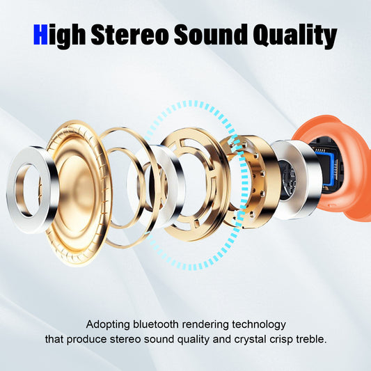 Aptkdoe Sleep Earbuds, Noise Cancelling Wireless Ear buds for Side Sleepers, Bluetooth 5.4 in Ear Light-Weight Mini Headphones, 47H Playtime Clear Calls Earphones for Sleeping, Exercising, Working, Hiking