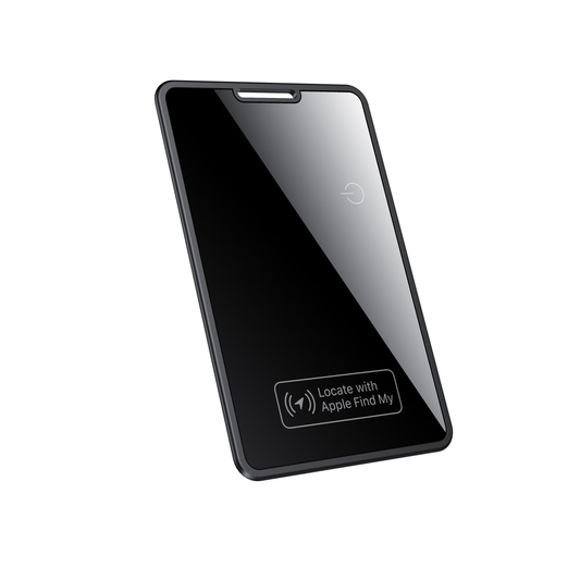 2026 Air Tag Card, Wireless Charging Wallet Tracker Card, Smart Air Tag Work with Apple Find My (iOS Only), Item Finder Locator for Key, Luggage, Suitcase, Passport