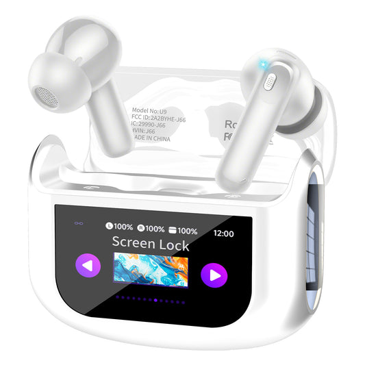 Aptkdoe Touch Screen Wireless Earbuds, Bluetooth 5.4 Ear Buds with Multifunctional with ENC Noise Cancelling MicClear Calls Earphones, 48H Bass Stereo Headphones, IP7 Waterproof Headphones for Workout