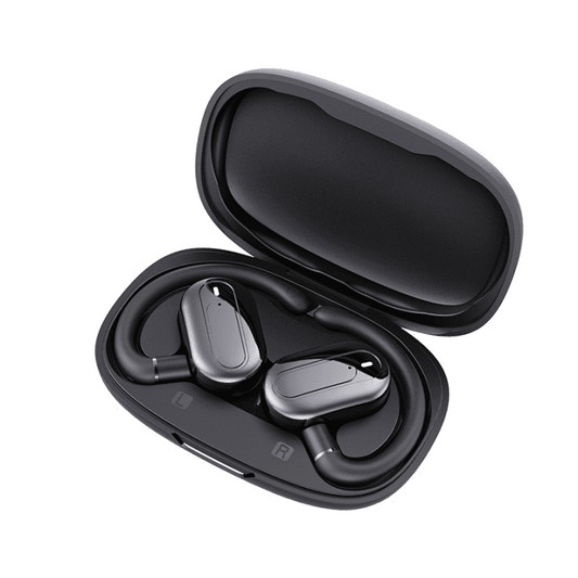Aptkdoe Open Ear Earbuds, Bluetooth 5.4 Wireless Earbuds, HD Stereo Bass Over Ear Earphones with Earhooks, 58Hrs Playtime & LED Digital Display, IP7 Waterproof for Fitness, Cycling, Running