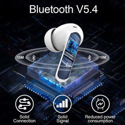 Aptkdoe Wireless Earbuds, Bluetooth 5.4 Headphones Bass Stereo, Ear Buds with Noise Cancelling Mic LED Display, 36H Playtime in Ear Earphones, IP7 Waterproof Sport Headset for Android iOS