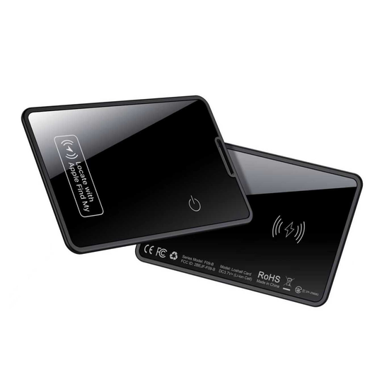 2026 Air Tag Card, Wireless Charging Wallet Tracker Card, Smart Air Tag Work with Apple Find My (iOS Only), Item Finder Locator for Key, Luggage, Suitcase, Passport