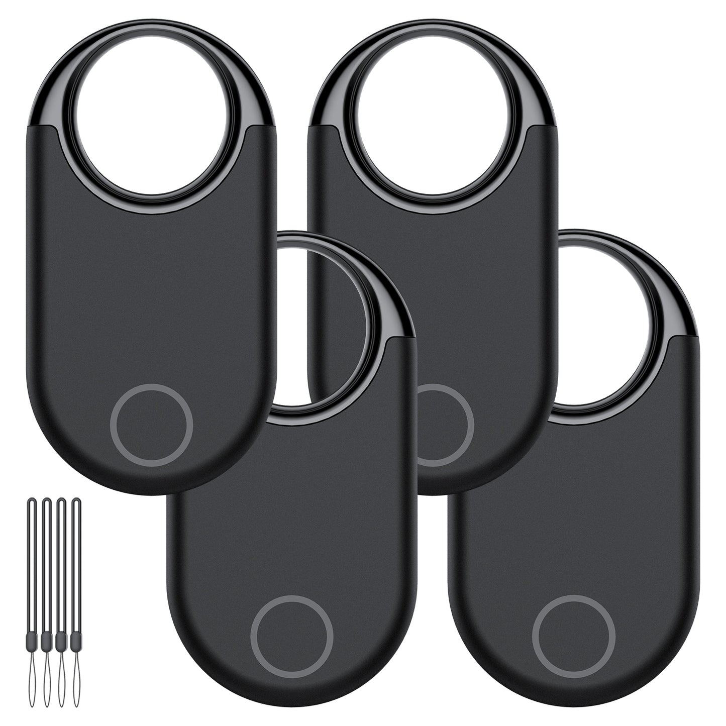 Aptkdoe Bluetooth Tracker, Smart GPS Locator Tracking Device, Item Finder for Keys, Wallet, Luggage, Pets, Use with Phones and Tablets Android or Later, Black
