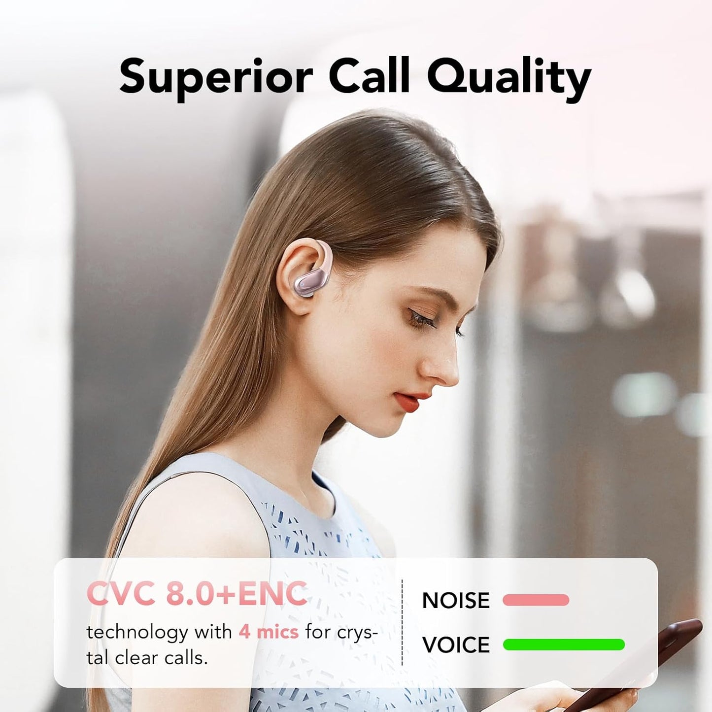 ONYQRA Wireless Earbuds Bluetooth 5.3 Headphones 60hrs Playtime with Digital Display Sports Wireless Headphones with Earhook Deep Bass IPX7 Waterproof Over-Ear Earbuds for Android iOS Workout