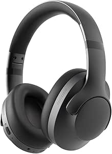 Gaihond Active Noise Cancelling Headphones with Microphone-100H Playtime, Bluetooth Headphones with Deep Stereo Sound, Foldable Comfort, Wireless Headphones