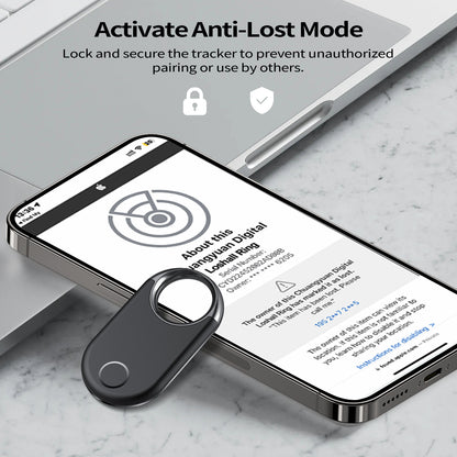 Aptkdoe Bluetooth Tracker, Smart GPS Locator Tracking Device, Item Finder for Keys, Wallet, Luggage, Pets, Use with Phones and Tablets Android or Later, Black