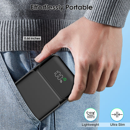 Btootos Portable Charger 10000mAh Power Bank with PD 22.5w Fast Charging, USB C in&out External Battery Pack, Portable Cell Phone Charger for iPhone 16 15 14 /Pro/Pro Max/Plus Samsung S23 S22 Android Phone