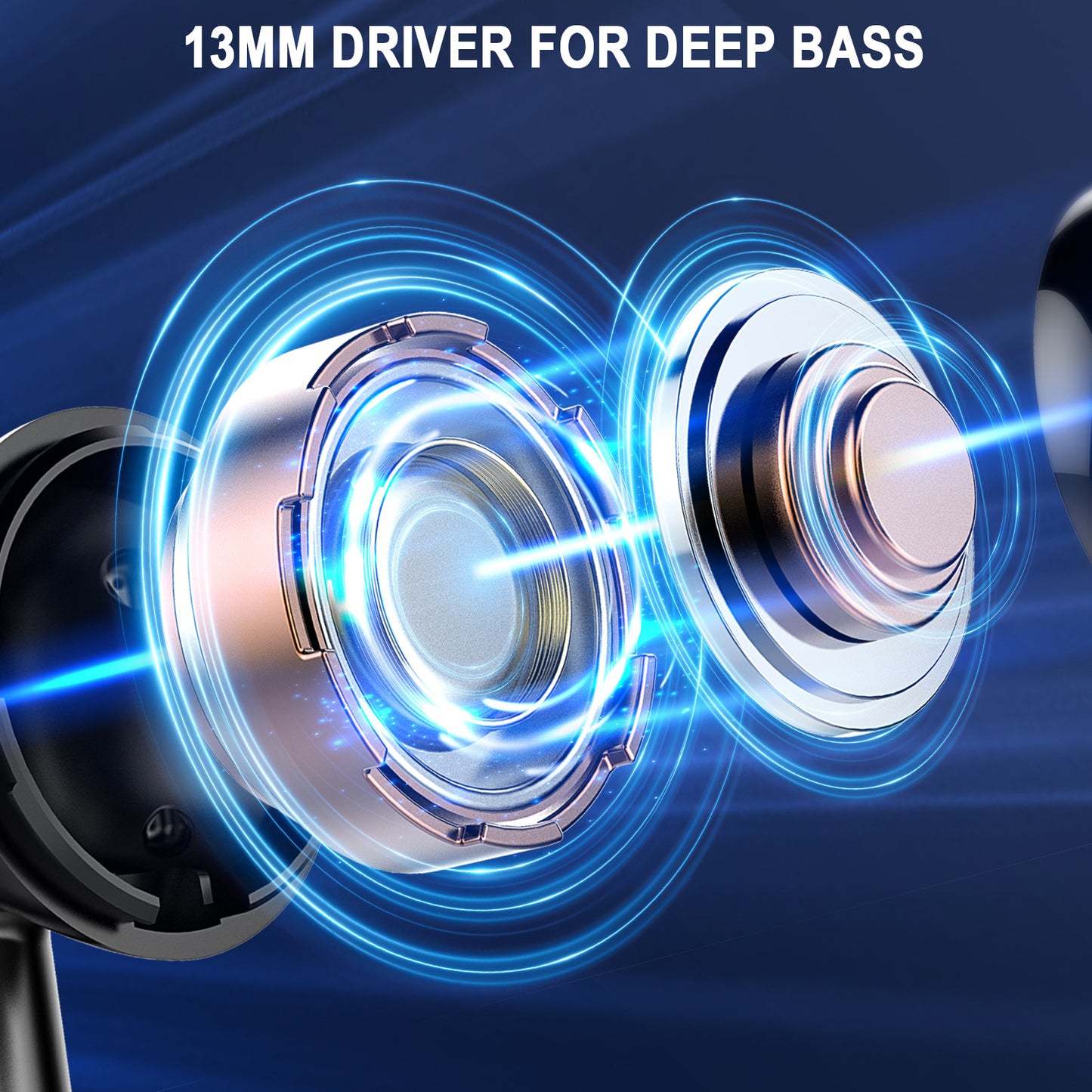 Jxrev Wireless Earbuds, Bluetooth 5.4 Headphones HiFi Stereo, 2025 Wireless Earphones with 4 ENC Noise Cancelling Mics, 40H Playtime Ear Buds with LED Display, IP7 Waterproof Bluetooth Earbuds USB-C Charge
