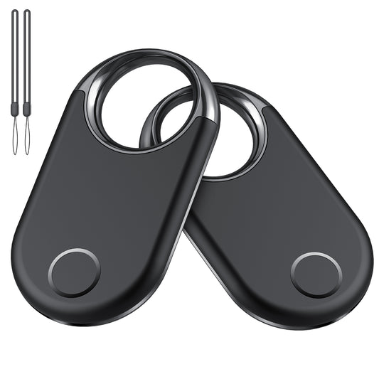 Aptkdoe Bluetooth Tracker, Smart GPS Locator Tracking Device, Item Finder for Keys, Wallet, Luggage, Pets, Use with Phones and Tablets Android or Later, Black