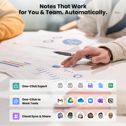 Btootos AI Voice Recorder, Real-Time Transcribe & Summarize, Real time translation of audio and video, Noise Cancellation Technology, 132 Languages, 100H Continious Record, for Meetings, Lectures, Calls, 64G