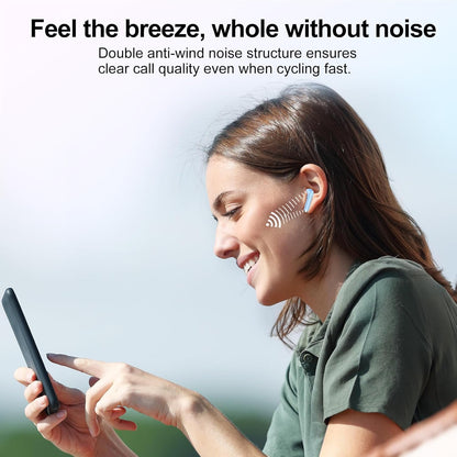 Wireless Headphones, Bluetooth 5.3 Wireless Earbuds with Dual LED Display Touch Control, HD Mic HiFi Stereo Sound Mini Ear Buds  with 30H Playtime, IPX7 Waterproof Bluetooth Earphones for IOS/Android