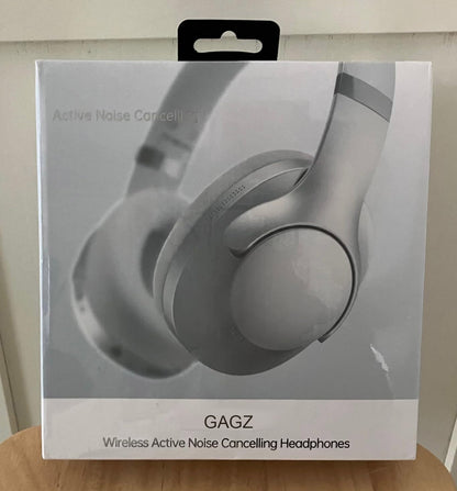 GAGZ Active Noise Cancelling Headphones with Microphone-100H Playtime, Headphones Wireless with Deep Stereo Sound, Foldable Comfort, Bluetooth Headphones Wireless for Travel, Work or Commute