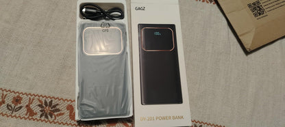 GAGZ Power Bank 22.5W Fast Charging, 10000mAh Powerbank for iPhone 17/16/15/14/13/12/11 Samsung Xiaomi etc, Battery chargers for mobile phones with 3A USB-C Inputs and Outputs Compatible with Android iOS 2025