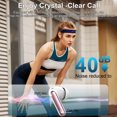 Aptkdoe Wireless Earbuds, Bluetooth 5.4 Headphones Bass Stereo, Ear Buds with Noise Cancelling Mic LED Display, 36H Playtime in Ear Earphones, IP7 Waterproof Sport Headset for Android iOS