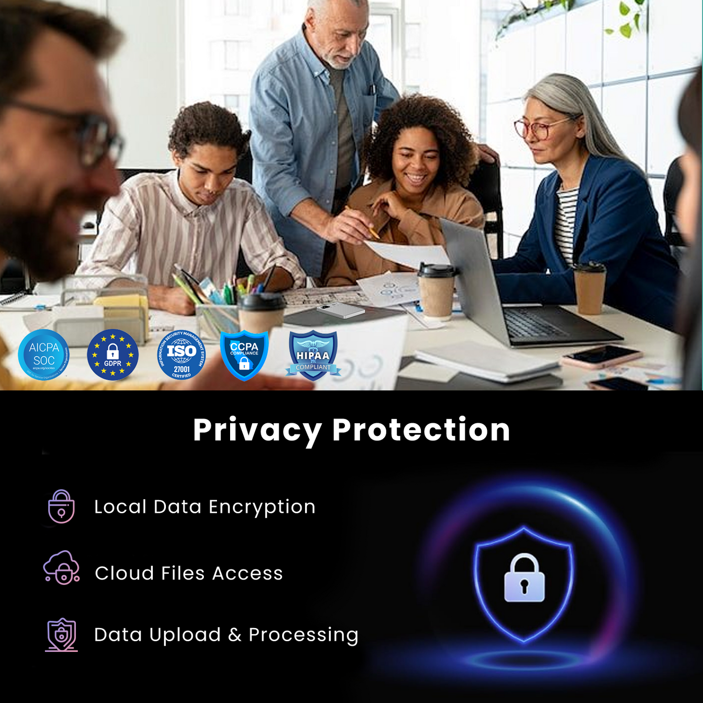 Btootos AI Voice Recorder, Real-Time Transcribe & Summarize, Real time translation of audio and video, Noise Cancellation Technology, 132 Languages, 100H Continious Record, for Meetings, Lectures, Calls, 64G