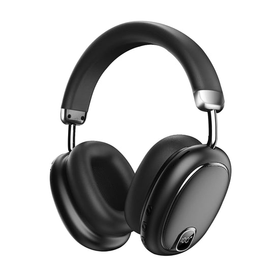 Aptkdoe Wireless Headset, 2.4GHz Bluetooth Headphones 5.4 with ANC Noise Canceling Mic, LED Digital Display Wireless Headphones with Memory Foam, 120+ Hours of Playtime Bluetooth Headset for PC/Mobile