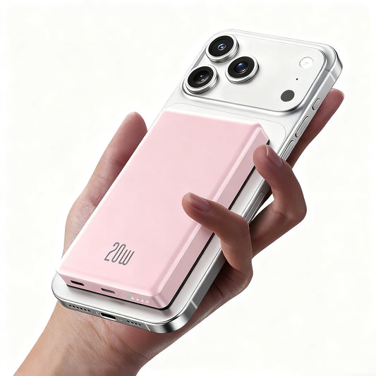 MUGO Magsafe Portable Charger, Magnetic Power Bank for iPhone , Ultra Slim 10000mAh Magnetic Wireless Portable Charger, 20W PD Fast Charging Compatible with iPhone 16/15/14/13/12 Pro Max Pro Plus