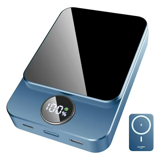 Btootos Magnetic Wireless Portable Charger, 10000mAh Power Bank with PD20w Fast Charging, USB C in&Out Battery Pack, Compatible with Mag-Safe for iPhone 16/15/14/13/12 Series, Samsung, Android, and More