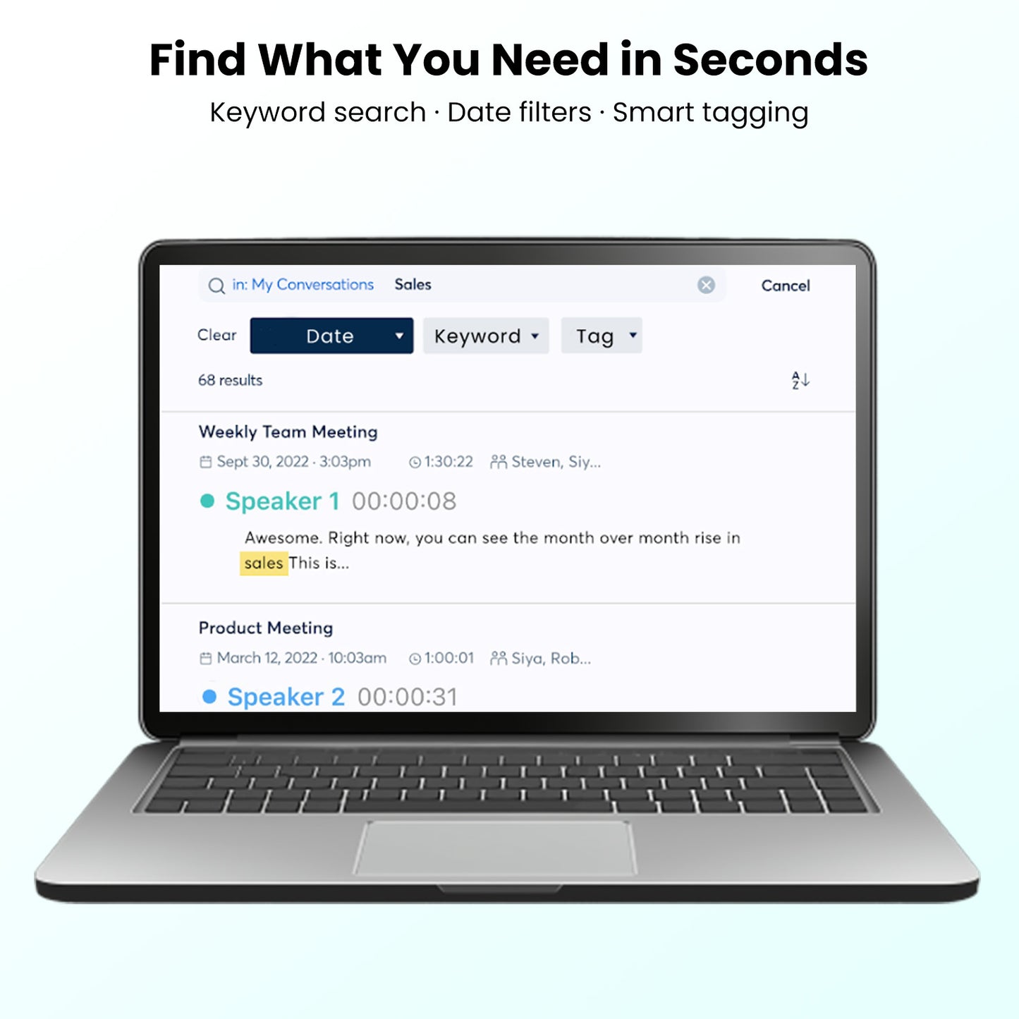 Btootos High-Definition Smart Voice Recorder - Bluetooth V5.4, Long Battery Life, Real-Time Translation, Multifunctional Recording Device